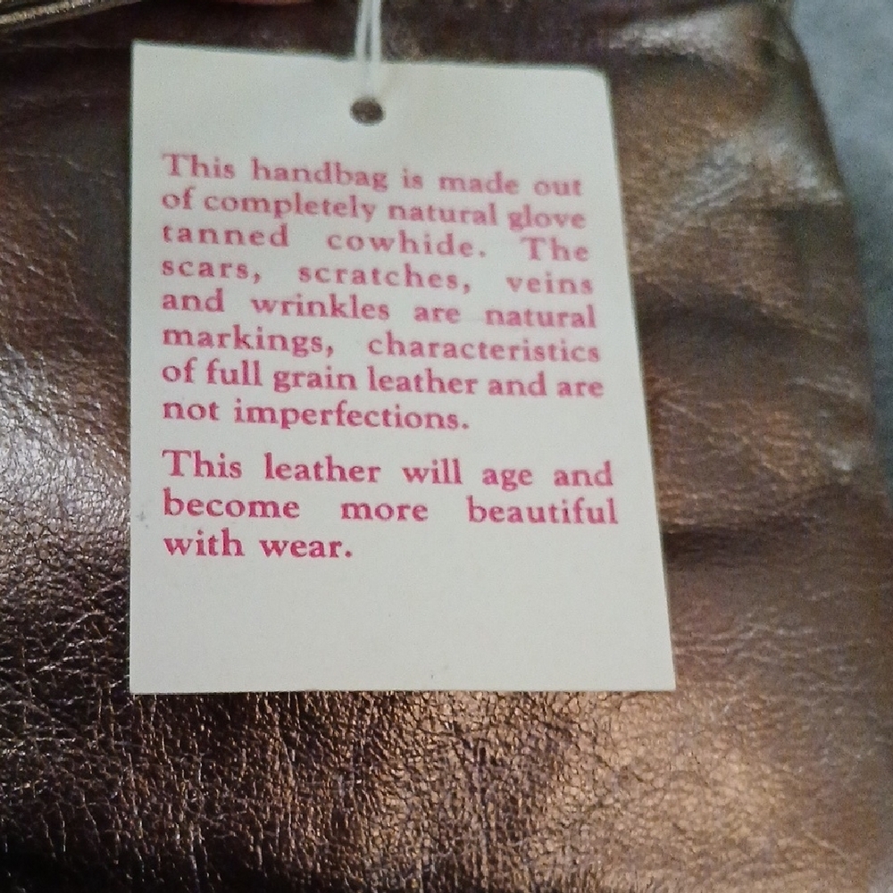 Pinky Black Leather Crossbody with Gold X Accent - Picture 5 of 5
